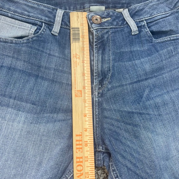 Ariat Trouser Wide Leg Jeans Women's 31XL Medium Wash Stretch Denim Frayed Hem - Picture 10 of 16